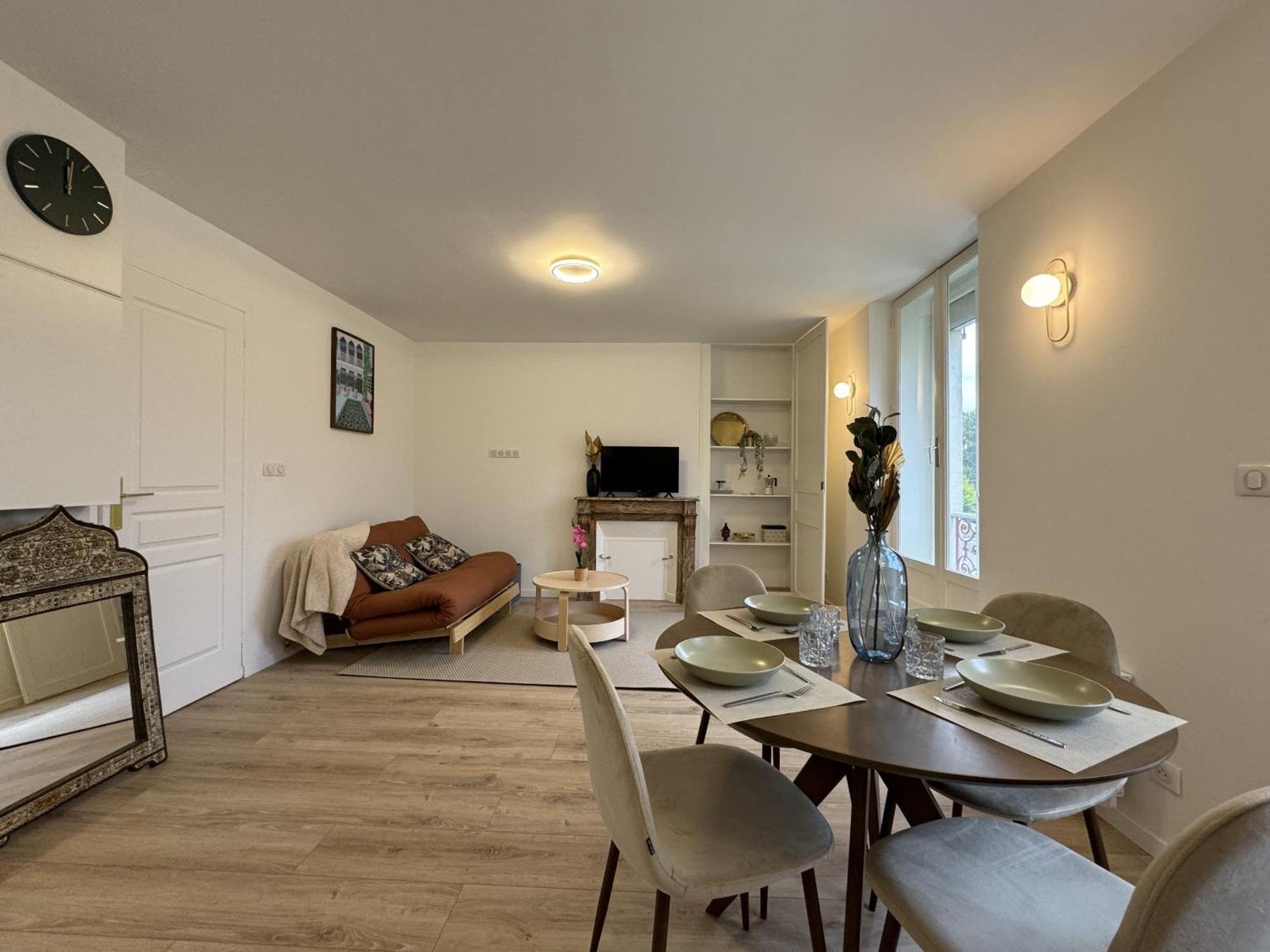 Les Lys Bleus - 4Pers - Reve Au Mans Apartment เลอม็องส์ ภายนอก รูปภาพ